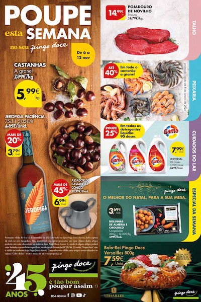 Folheto Pingo Doce Açores de 6 a 12 novembro