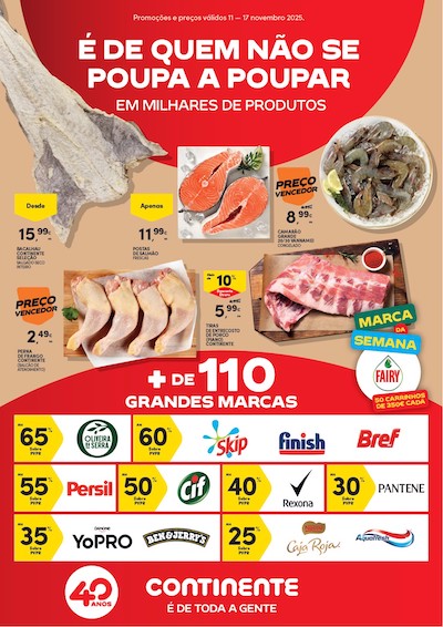 Antevisão Folheto Continente Promoções de 11 a 17 novembro