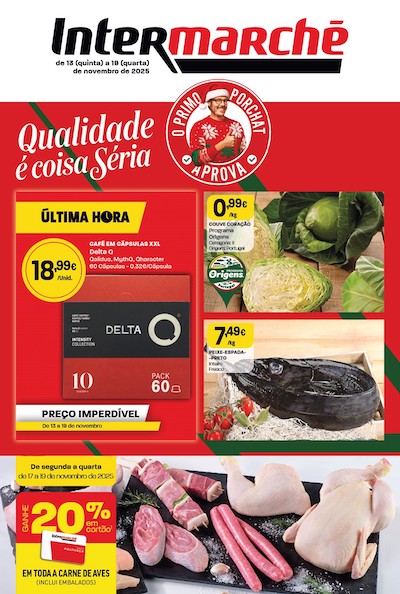 Folheto Intermarché Super de 13 a 19 novembro