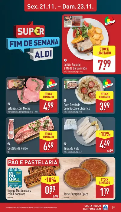 Folheto ALDI Fim de Semana de 21 a 23 novembro