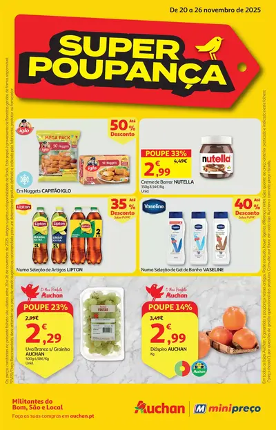 Folheto Minipreço / Auchan de 20 a 26 novembro