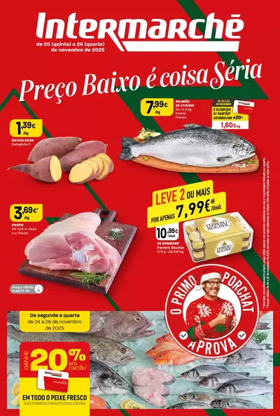 Folheto Intermarché Super de 20 a 26 novembro