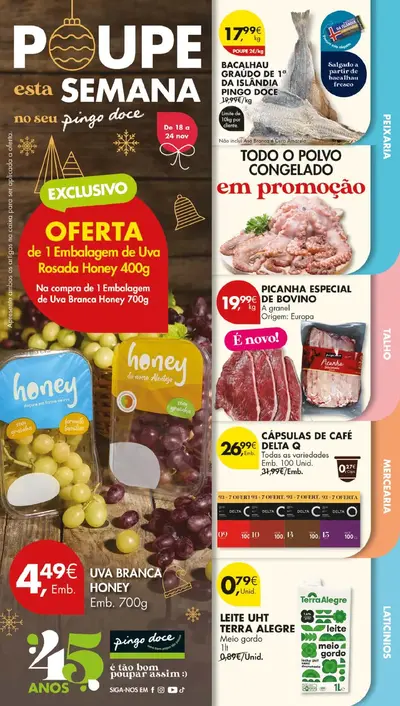 Folheto Pingo Doce Lojas Grandes de 18 a 24 novembro