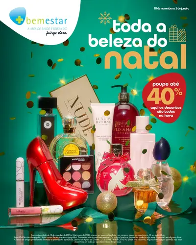 Folheto Pingo Doce - Bem Estar Natal Lojas