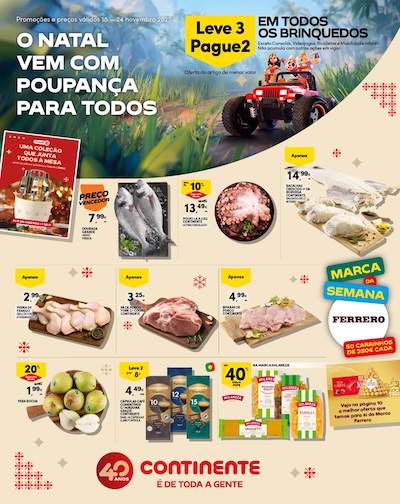 Folheto Continente Madeira Promoções de 18 a 24 novembro