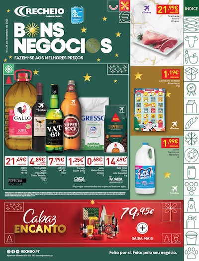 Folheto Recheio Promoções de 18 a 24 novembro