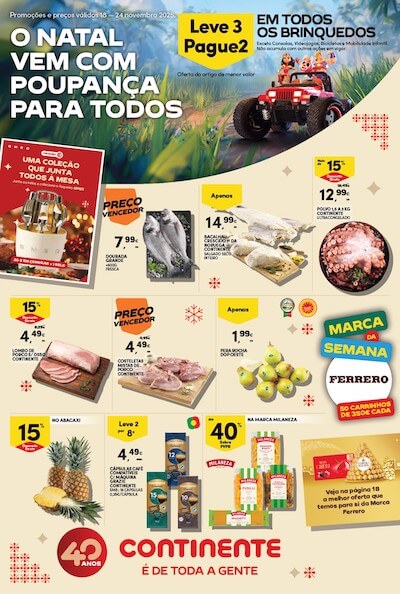 Folheto Continente Bom Dia de 18 a 24 novembro