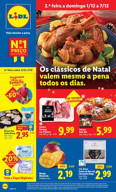 Antevisão Folheto Lidl Promoções de 1 a 7 dezembro