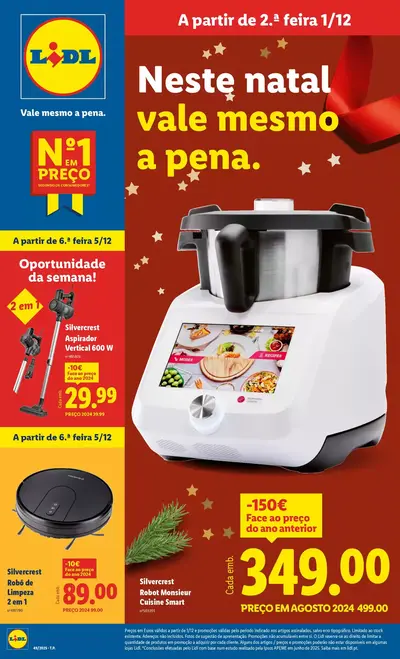 Antevisão Folheto Lidl Bazar Promoções de 1 a 11 dezembro