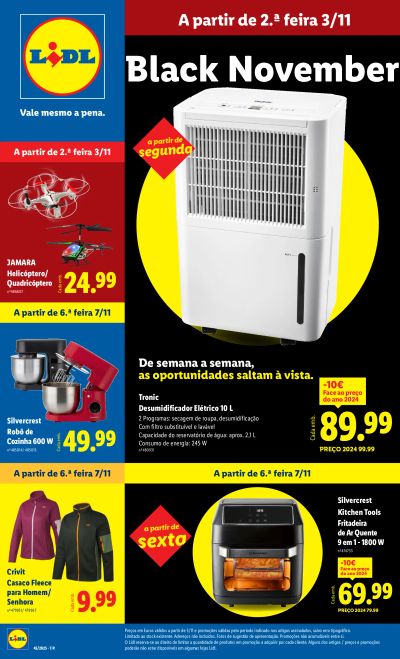 Folheto Lidl Bazar Promoções de 3 a 13 novembro