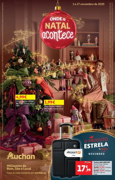 Folheto Auchan - Presentes de Natal