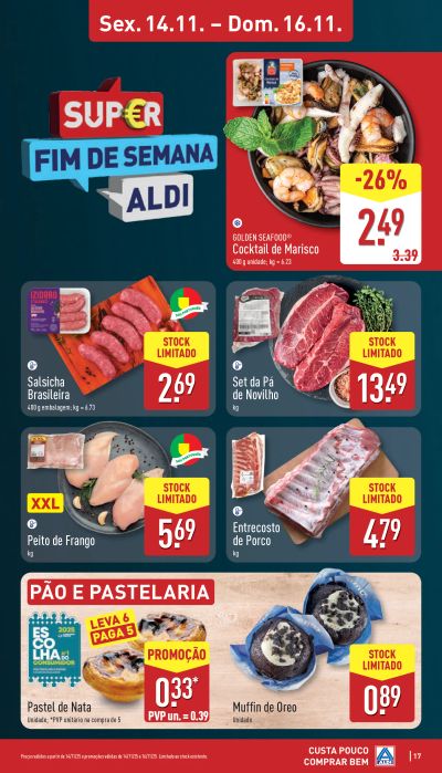 Folheto ALDI Fim de Semana de 14 a 16 novembro