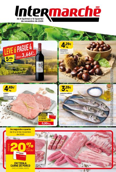 Folheto Intermarché Super de 6 a 12 novembro
