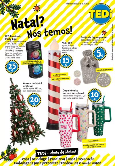 Folheto TEDi - Natal? Nós temos!
